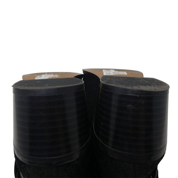 Clarks Breccan Shine Ankle Boots Booties Womens 8.5 Black Distressed Leather Boh - Picture 6 of 12